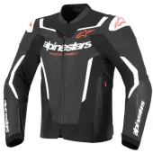Kožená bunda Alpinestars GP Force V2 black/white