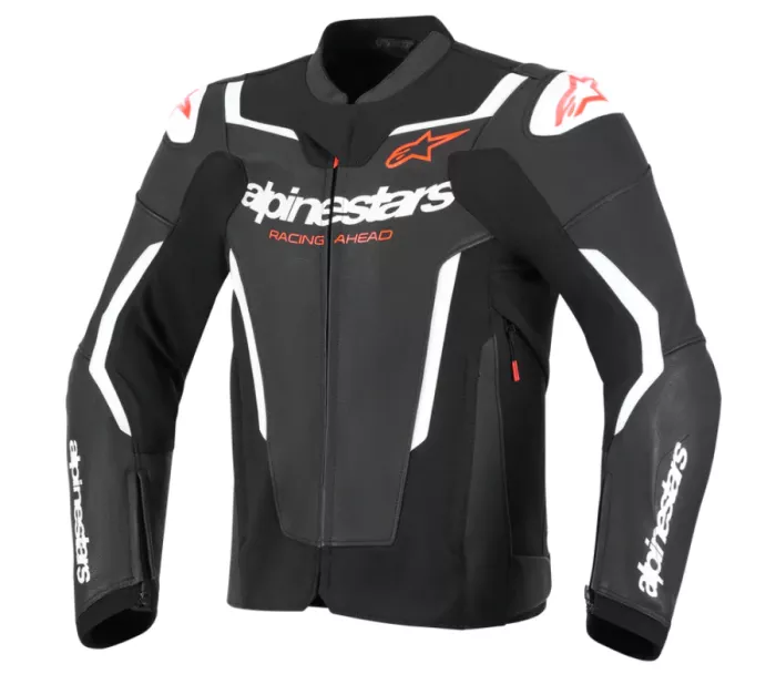 Kožená bunda Alpinestars GP Force V2 black/white