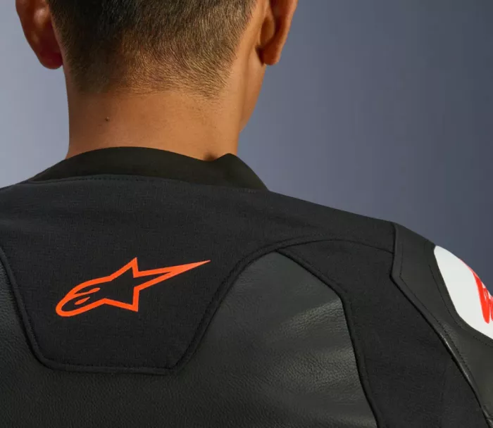 Kožená bunda Alpinestars GP Force V2 black/white