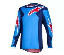 Motokrosový dres Alpinestars Fluid Grid blue/red