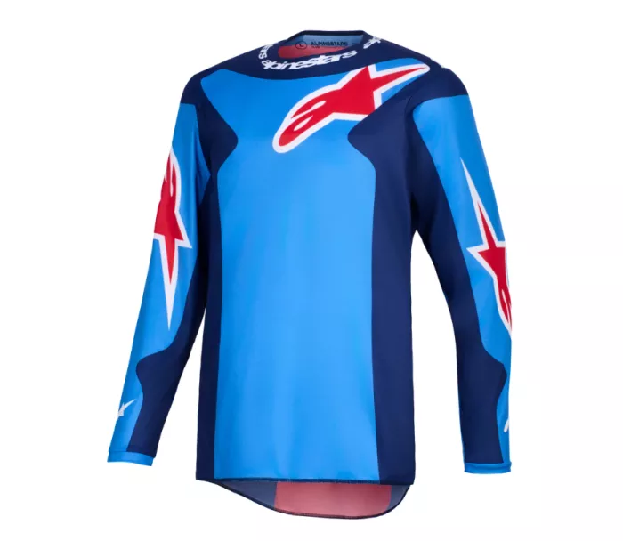 Motokrosový dres Alpinestars Fluid Grid blue/red