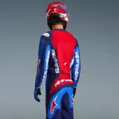Motokrosový dres Alpinestars Fluid Grid blue/red