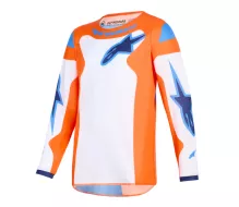 Dres na motokros Alpinestars Youth Fluid Grid orange/ucla blue
