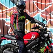 Bunda na moto XRC Haderg 2.0 red/blk/fluo/grey