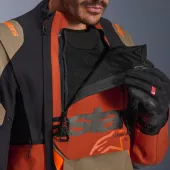 Bunda na moto Alpinestars Halo Pro Drystar XF laminated walnut/rusty/black