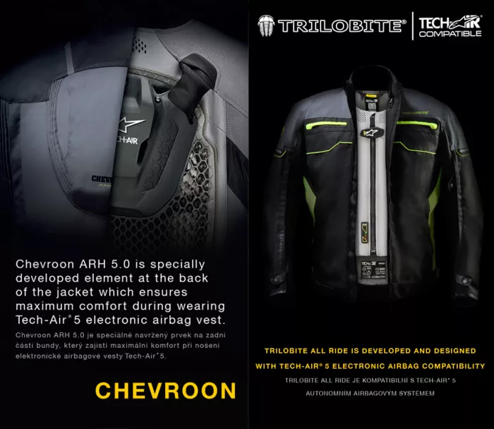 Dámská bunda na moto Trilobite All Ride Tech-Air black