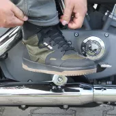 Boty na moto Falco Harlem army green