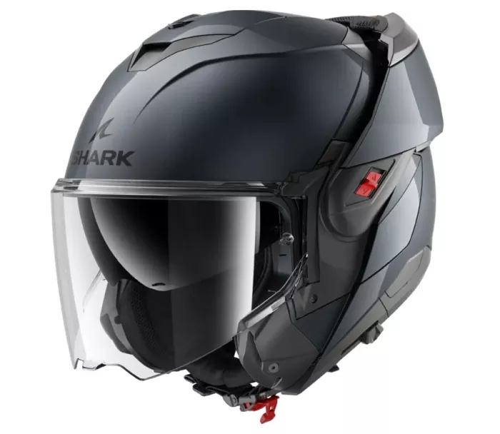 Překlápěcí helma Shark A05 OXO BLANK