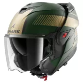 Překlápěcí helma na moto Shark GUQ OXO SIKTER Mat