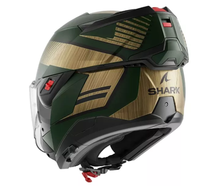 Překlápěcí helma na moto Shark GUQ OXO SIKTER Mat
