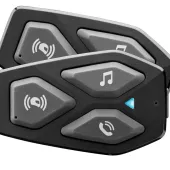 Bluetooth headset pro uzavřené a otevřené přilby Interphone U-COM3 Twin Pack