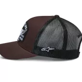 Kšiltovka Alpinestars Heritage patch Trucker brown/black