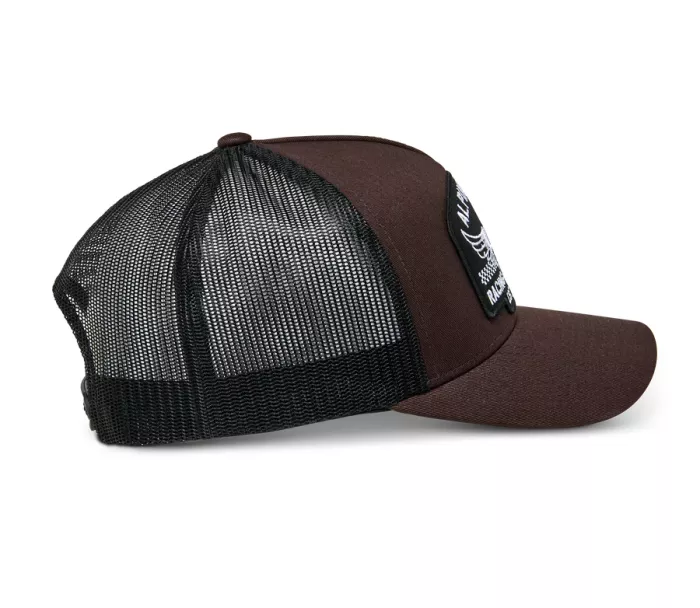 Kšiltovka Alpinestars Heritage patch Trucker brown/black