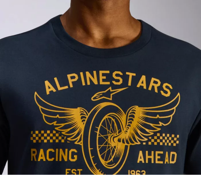 Tričko Alpinestars Heritage patch navy