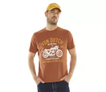 Pánské tričko Von Dutch Hit light coffee