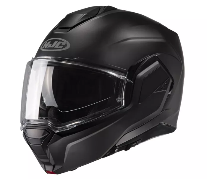 Překlápěcí helma na moto HJC i100 Solid semi flat black