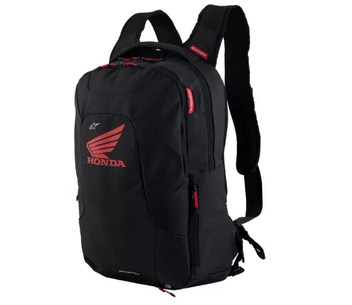 Batoh Alpinestars Honda City Hunter V2 black/bright red