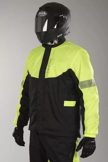 Voděodolná bunda Alpinestars Hurricane fluo/black