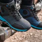 Boty na moto Falco 505 Hyke black/cyan
