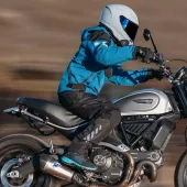Boty na moto Falco 505 Hyke black/cyan