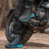 Boty na moto Falco 505 Hyke black/cyan