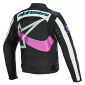 Dámská bunda Alpinestars Idles black/off white/purple