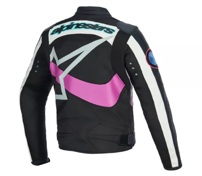 Dámská bunda Alpinestars Idles black/off white/purple