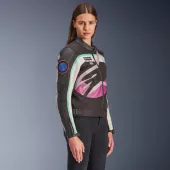 Dámská bunda Alpinestars Idles black/off white/purple