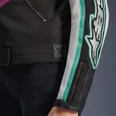 Dámská bunda Alpinestars Idles black/off white/purple