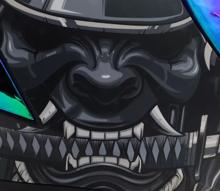 Helma na motorku XRC Illustrator green