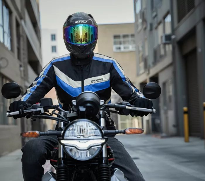 Helma na motorku XRC Illustrator green