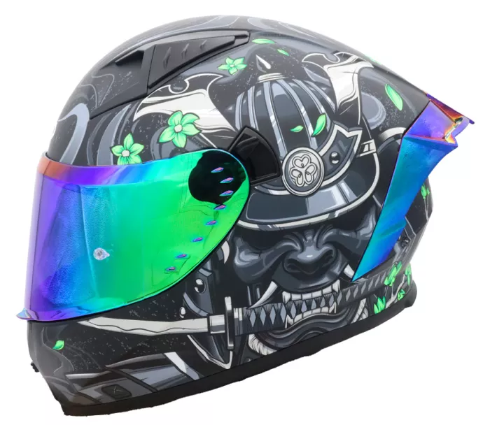 Helma na motorku XRC Illustrator green