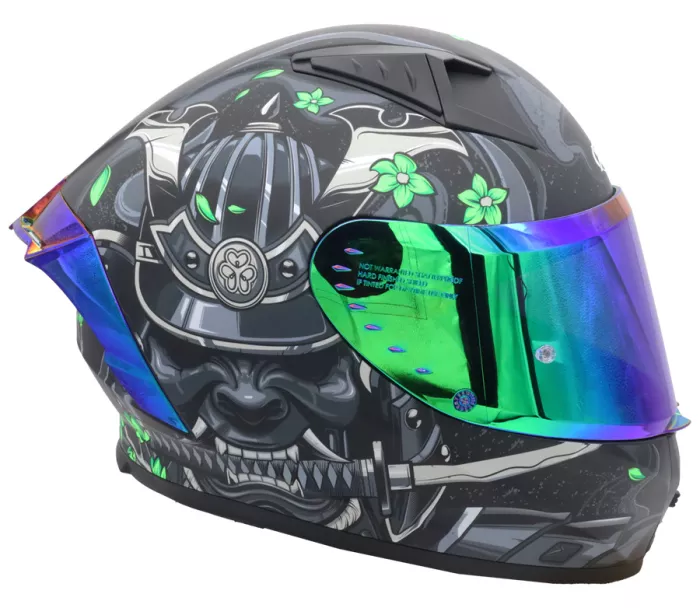 Helma na motorku XRC Illustrator green