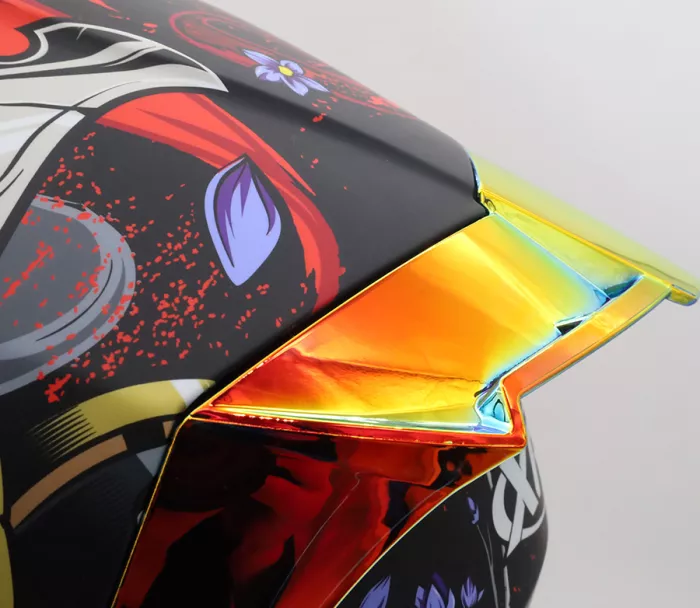 Helma na moto XRC Illustrator matt red