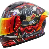 Helma na moto XRC Illustrator matt red