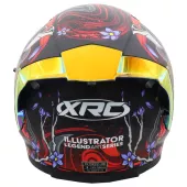Helma na moto XRC Illustrator matt red