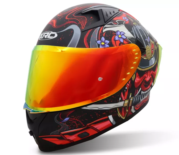 Helma na moto XRC Illustrator matt red