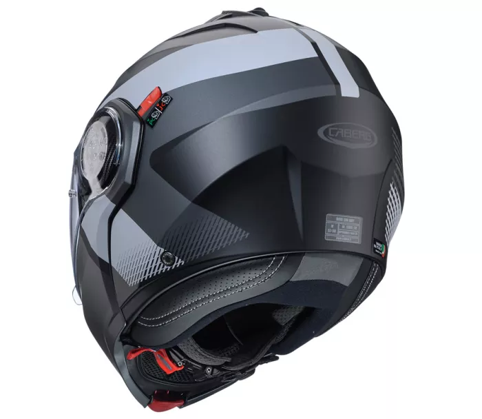 Výklopná helma Caberg Duke Evo Indy matt black/gun metal/grey
