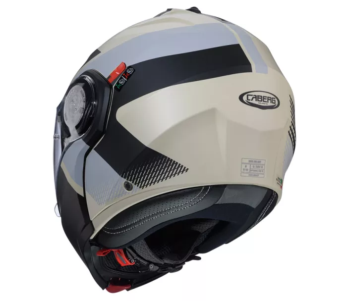 Výklopná helma Caberg Duke Evo Indy matt sand/grey/black