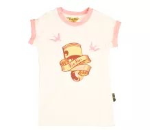 Dívčí triko Rusty Pistons Ino white/pink