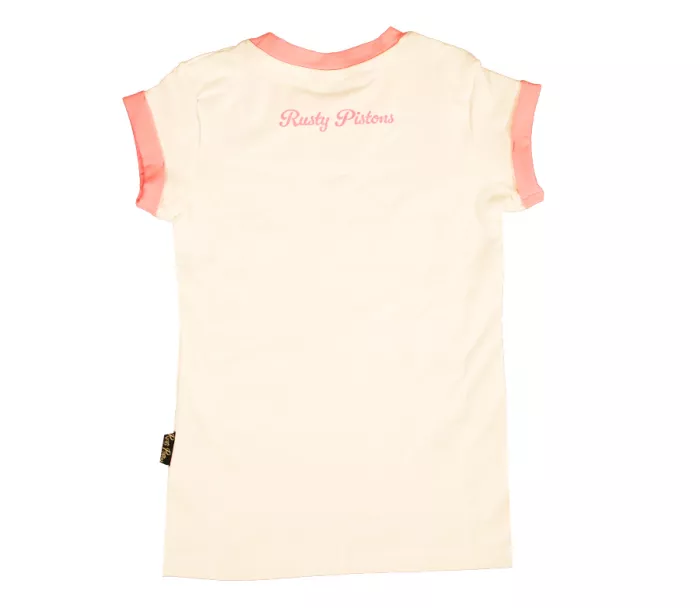 Dívčí triko Rusty Pistons Ino white/pink