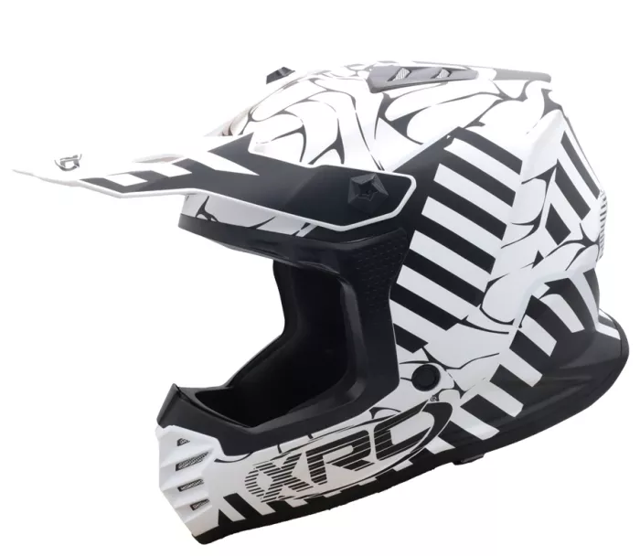 Dětská motokrosová helma XRC MX Jasper Youth 2.0 black/white
