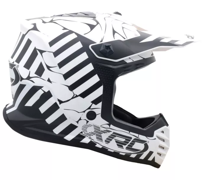 Dětská motokrosová helma XRC MX Jasper Youth 2.0 black/white