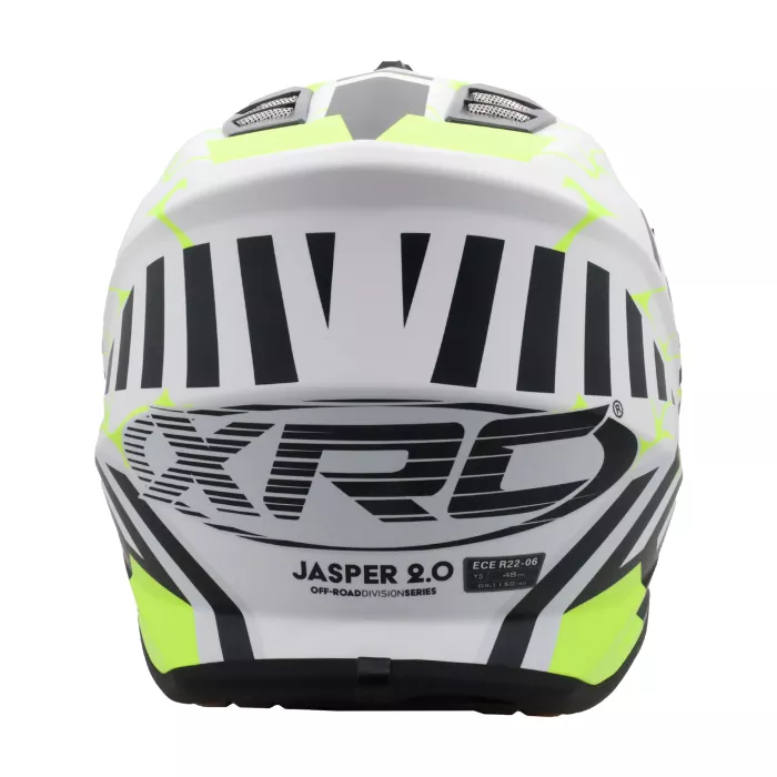 MX helma XRC Jasper Youth 2.0 black/white/fluo