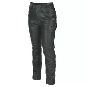Kožené kalhoty Nazran Jeans Chopper black