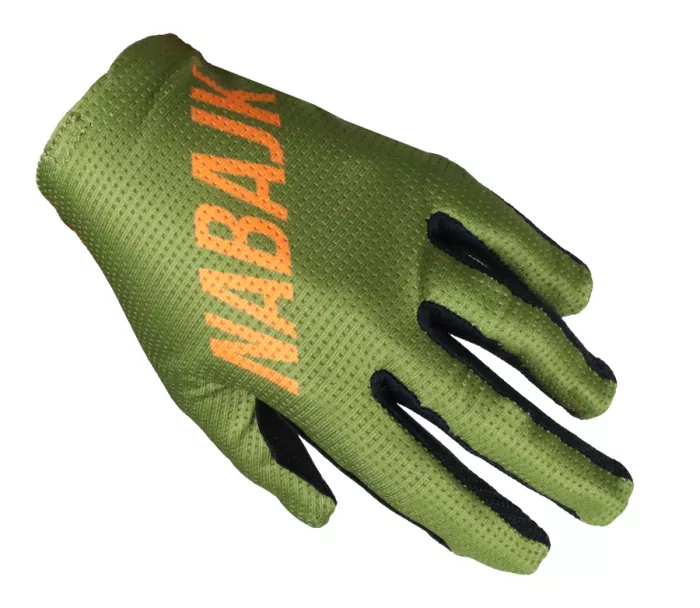 Dětské rukavice Nabajk Jesteed khaki/black/orange