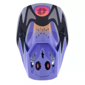 Děštská motokrosová helma Alpinestars Jettson SM3 Youth Solid grey/purple/black