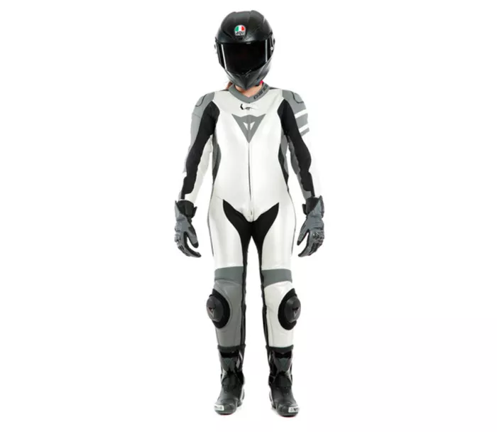 Dámská kombinéza Dainese KILLALANE pearl white/charcoal gray/black