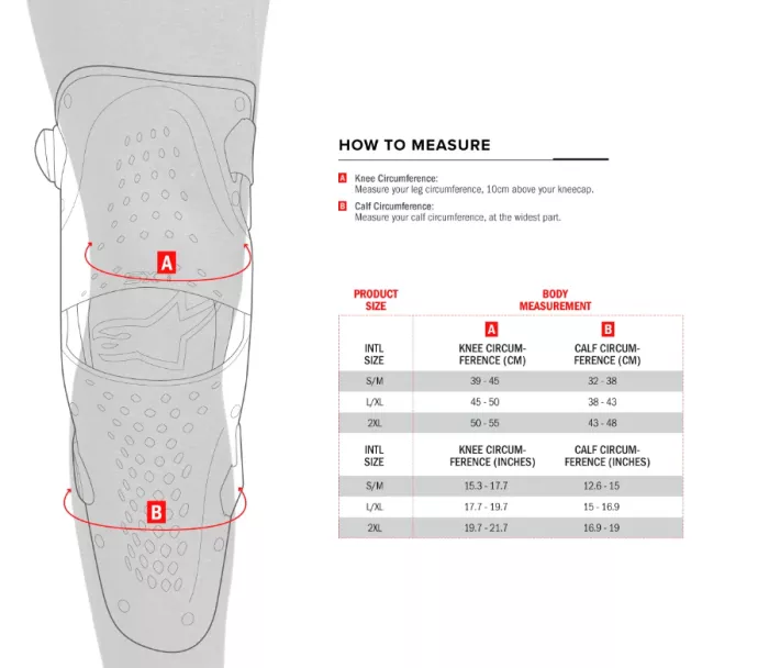 Kolenní protektor Alpinestars SX-1 Plasma black/red/cool grey