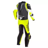 Kombinéza na motorku Dainese LAGUNA SECA 4 WHITE/BLACK/FLUO YELLOW